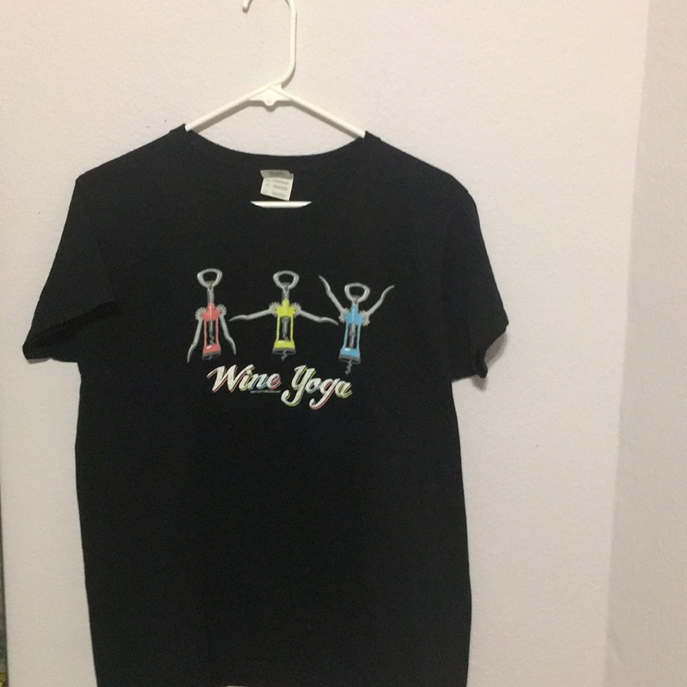 Wine Yoga Graphic Tee